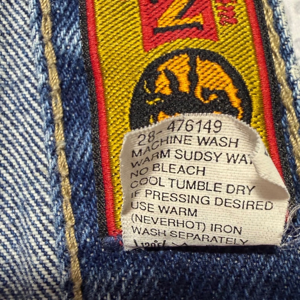Vintage Lawman Western Jeans Bareback High Rise Straight Leg‎ Denim 28x34.5 - Picture 11 of 12
